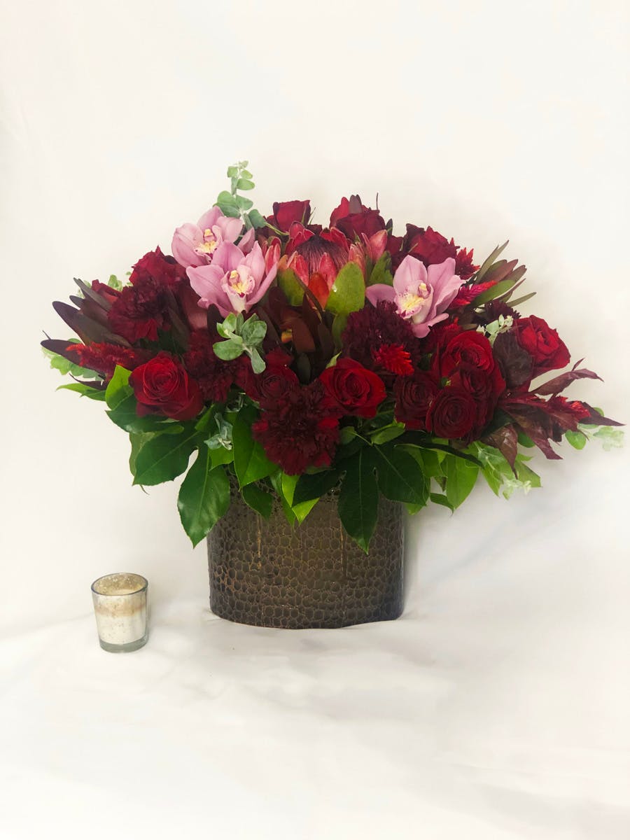 Romantic Orchids & Roses Las Vegas Flower Delivery