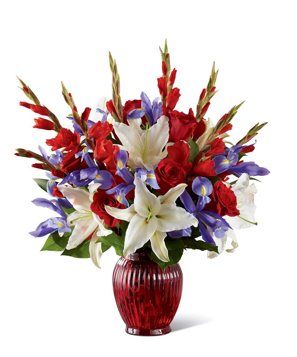 Loyal Heart Bouquet Patriotic Flowers Las Vegas